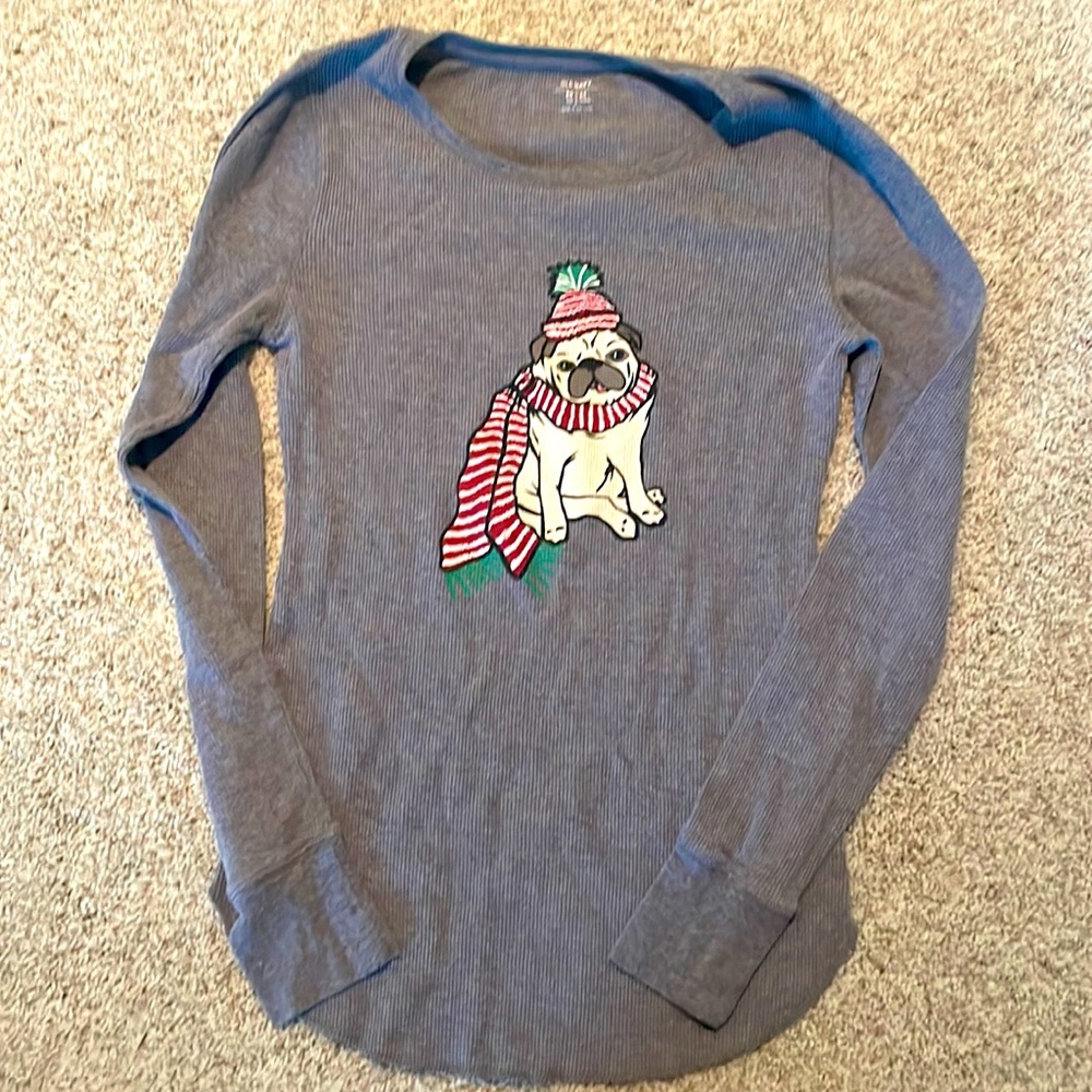 Old Navy Christmas Shirt, Medium Tall
